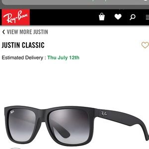 Ray-Ban Justin polarized sunglasses 🕶
